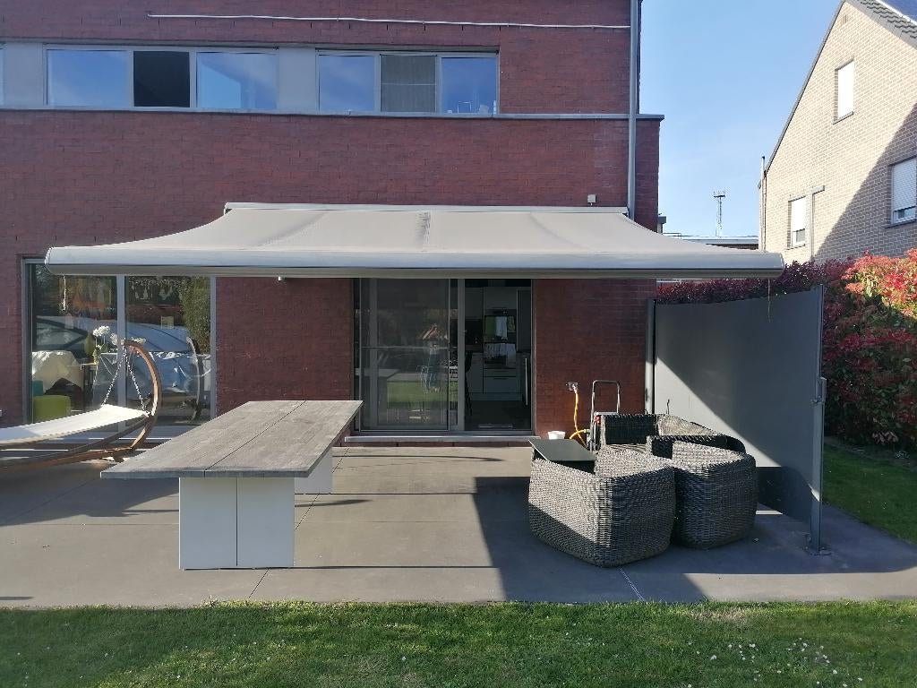 Store banne motorisé, Jardin & Terrasse, À bras articulé, 250 cm à 450 cm, 300 cm ou plus, Enlèvement