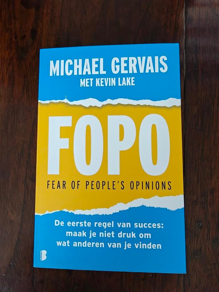 Michael Gervais - FOPO, Ophalen of Verzenden, Zo goed als nieuw, Sociale psychologie, Michael Gervais