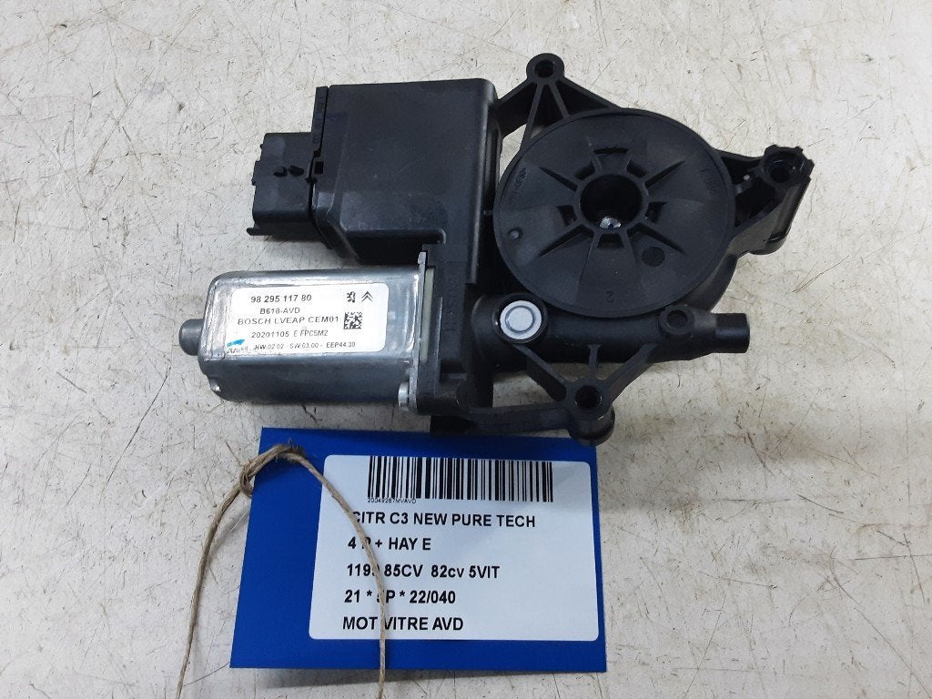 MOTOR RAAMMECHANIEK RECHTS VOOR C3 (SX / SW) (9829511780), Gebruikt, Voor, Citroën