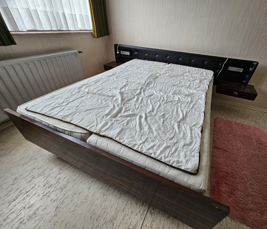 Volledige vintage slaapkamer, Ophalen, Gebruikt, Tweepersoons