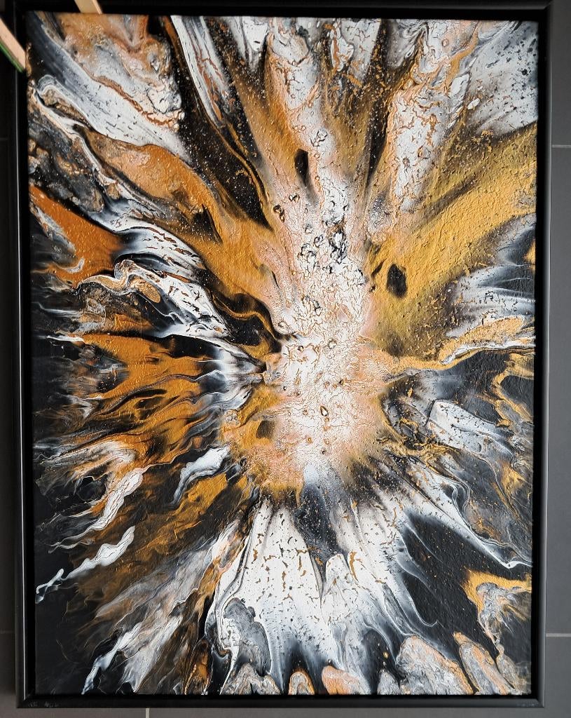 Abstract Modern Acryl canvas 60*80cm, Antiek en Kunst, Ophalen
