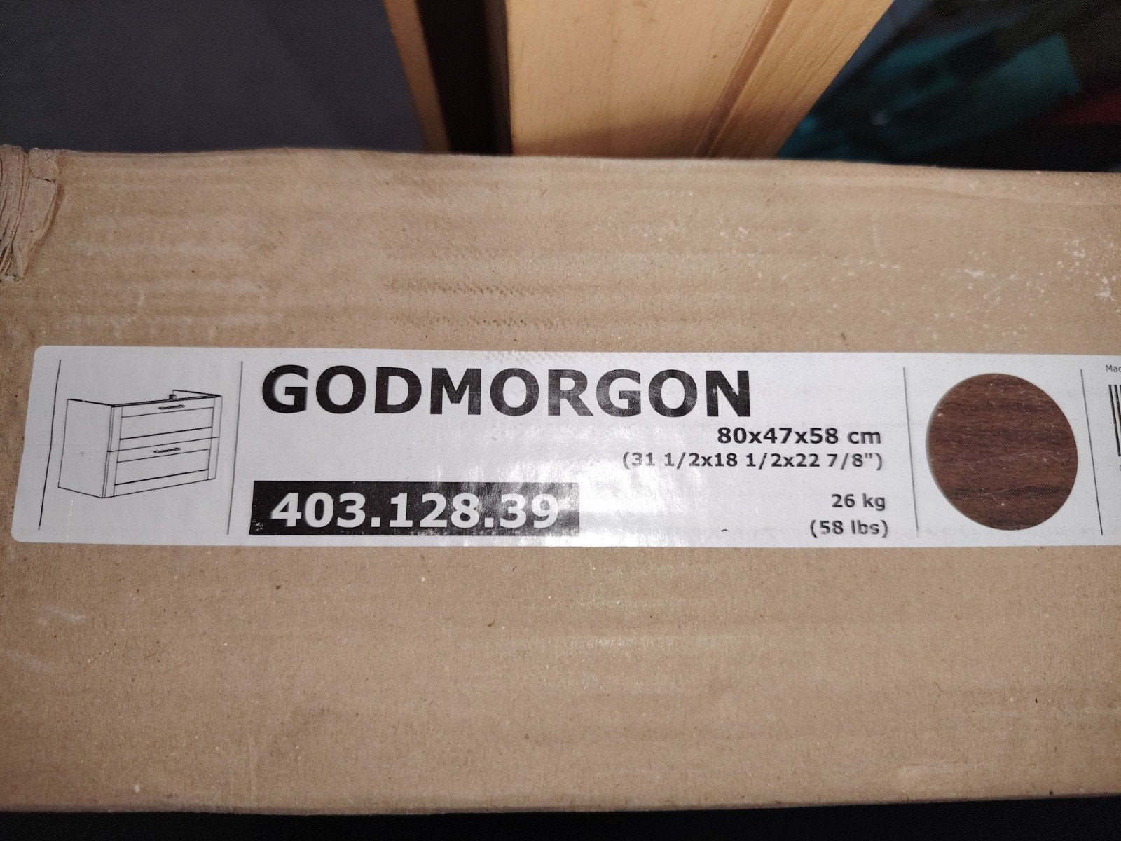 nouveau meuble de salle de bain Godmorgon ikea, Maison & Meubles, Neuf, Moins de 100 cm, Meuble lavabo, Enlèvement