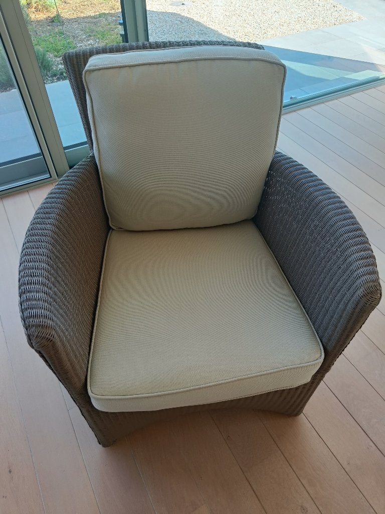 4 zetels bellini loom, Huis en Inrichting, Ophalen, Gebruikt, Overige kleuren, Riet of Rotan