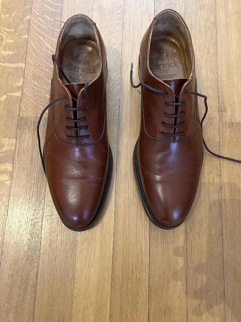 Chaussures, Chaussures à lacets, Brun, Enlèvement, Berwick