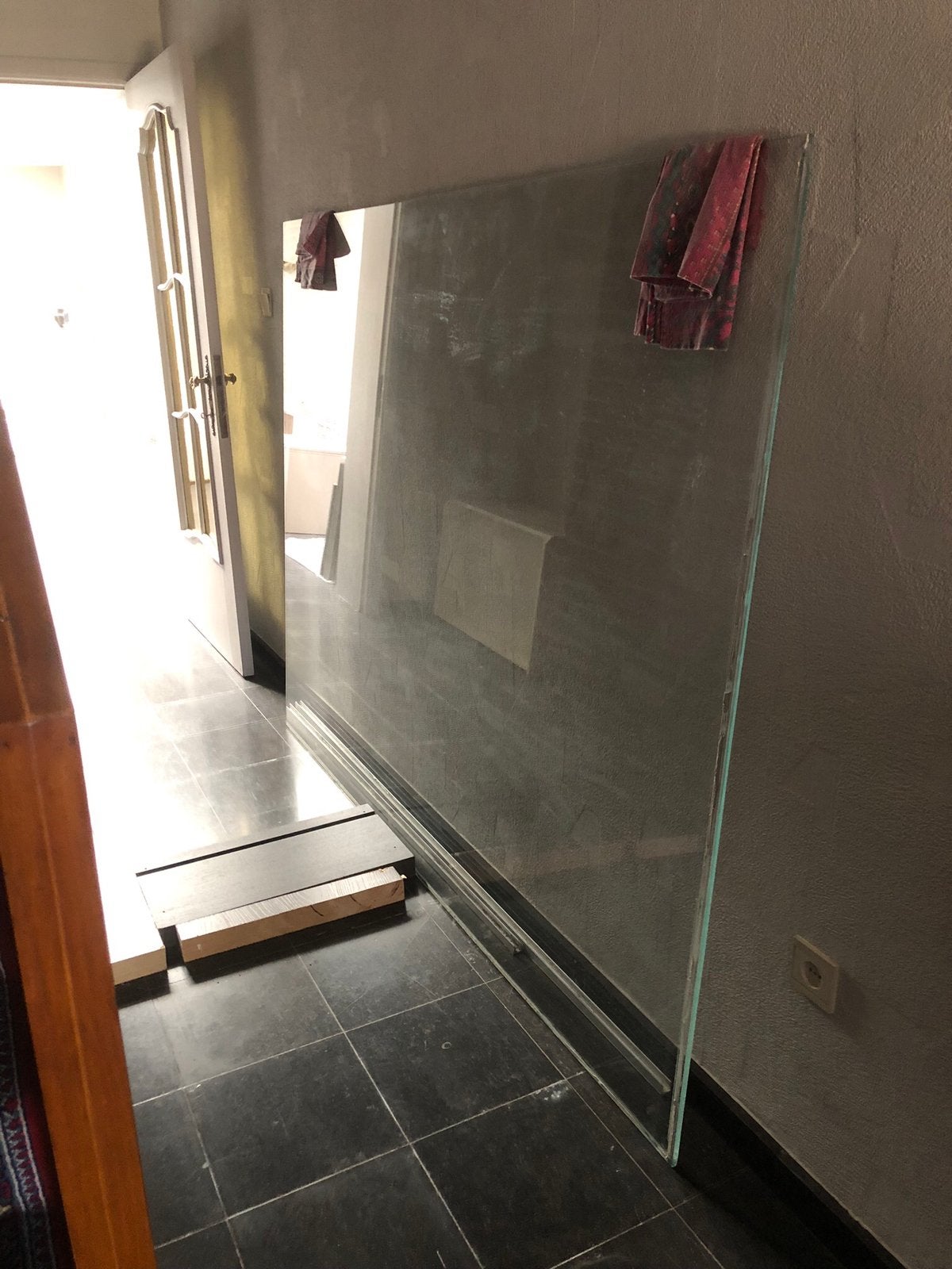 Douchewand, Huis en Inrichting, Ophalen, Zo goed als nieuw