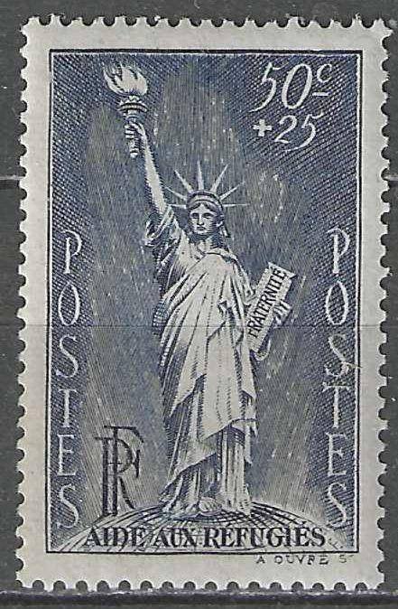 Frankrijk 1937 - Yvert 352 - Vrijheidsbeeld (PF), Verzenden, Postfris
