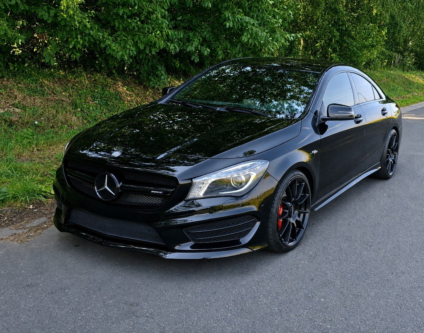 CLA45 AMG, Auto's, Automaat, CLA, Zwart, Berline