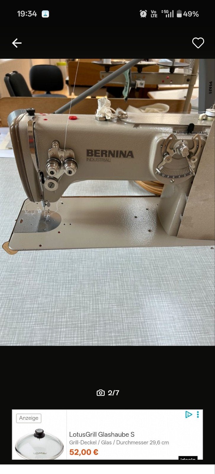 MACHINE À COUDRE BERNINA 217, Antiquités & Art, Enlèvement