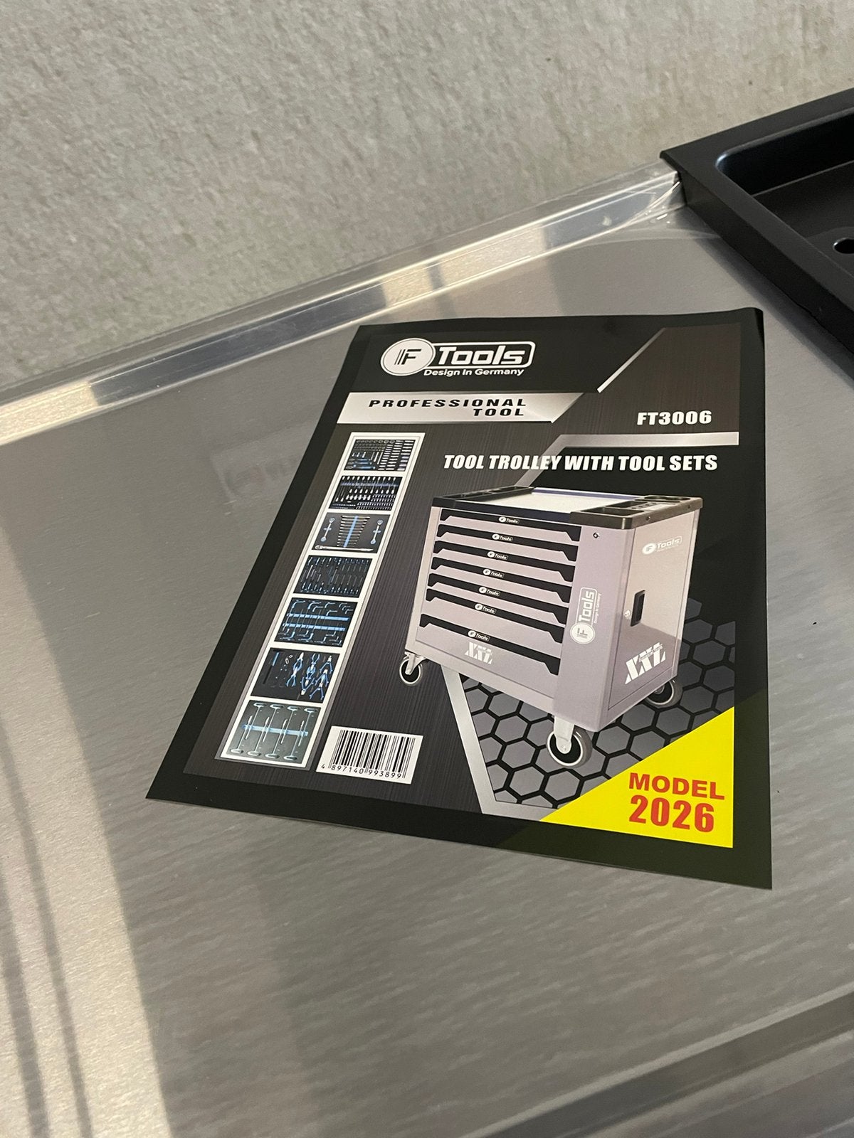 Nieuwe F tools 7 lades,7 gevulde gereedschapwagens, Enlèvement, Neuf