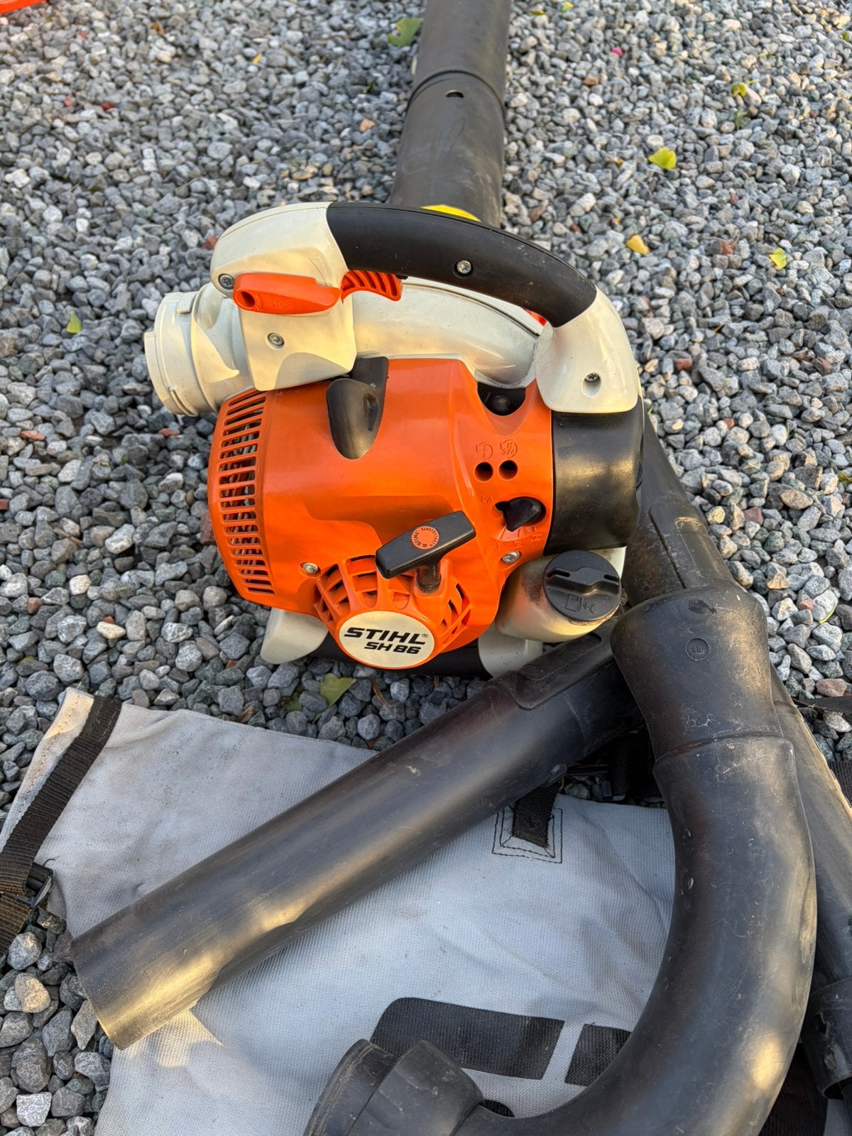 Stihl SH 86 bladblazer/zager, Tuin en Terras, Ophalen, Zo goed als nieuw