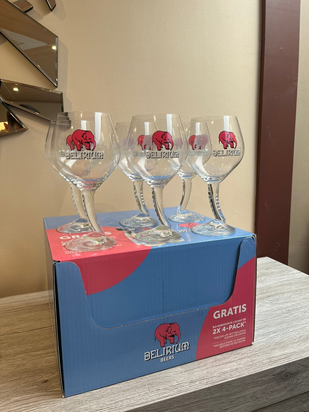 VERRES BELIRIUM ÉDITION LIMITÉE NEUFS !, Enlèvement ou Envoi, Neuf