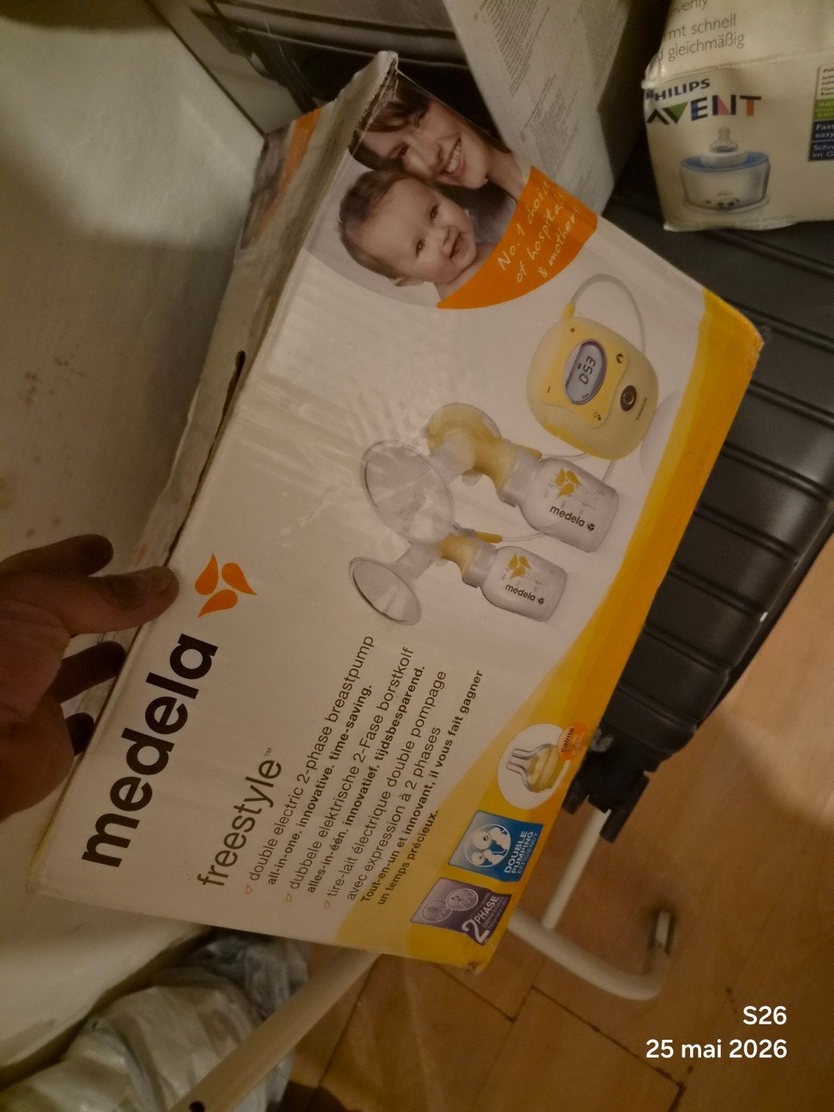 Tire lait bebe portable (avec batterie) sans fil, Enlèvement