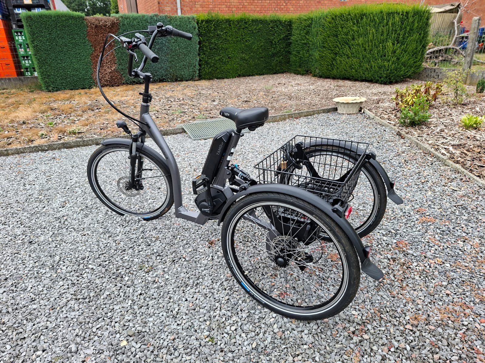 Elektische driewielfiets volwassenen, Ophalen, Zo goed als nieuw, Schijfrem