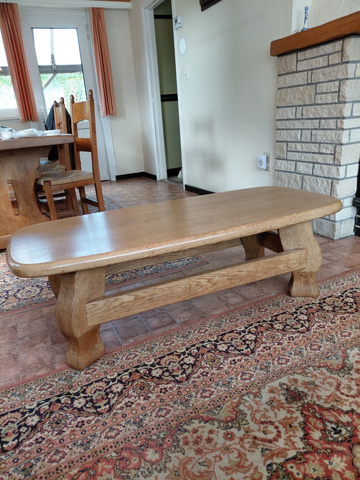Eiken houten Salontafel, Ophalen