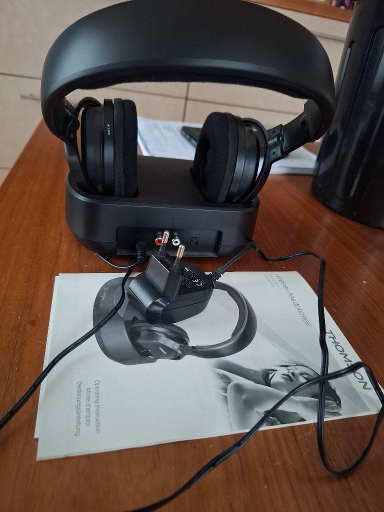 Thomson wireless headphone, TV, Hi-fi & Vidéo, Autres marques, Enlèvement ou Envoi, Manuel, Supra-auriculaire