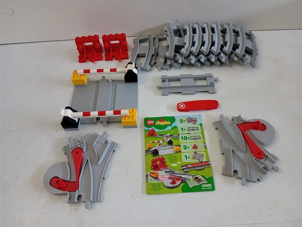 Duplo 10882 - treinrails, Overige thema's, Ophalen of Verzenden, Zo goed als nieuw, Duplo