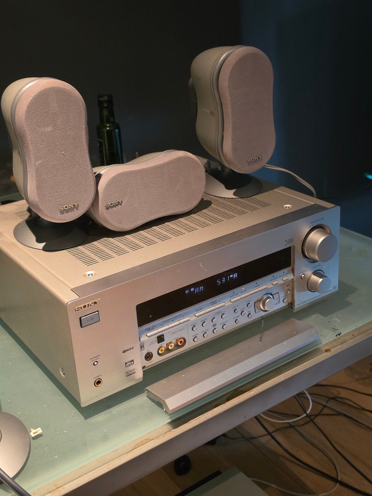 SONY STR-DB870 Home Cinema-versterker (QS-reeks) + doos, Audio, Tv en Foto, Home Cinema-sets, Ophalen, Sony