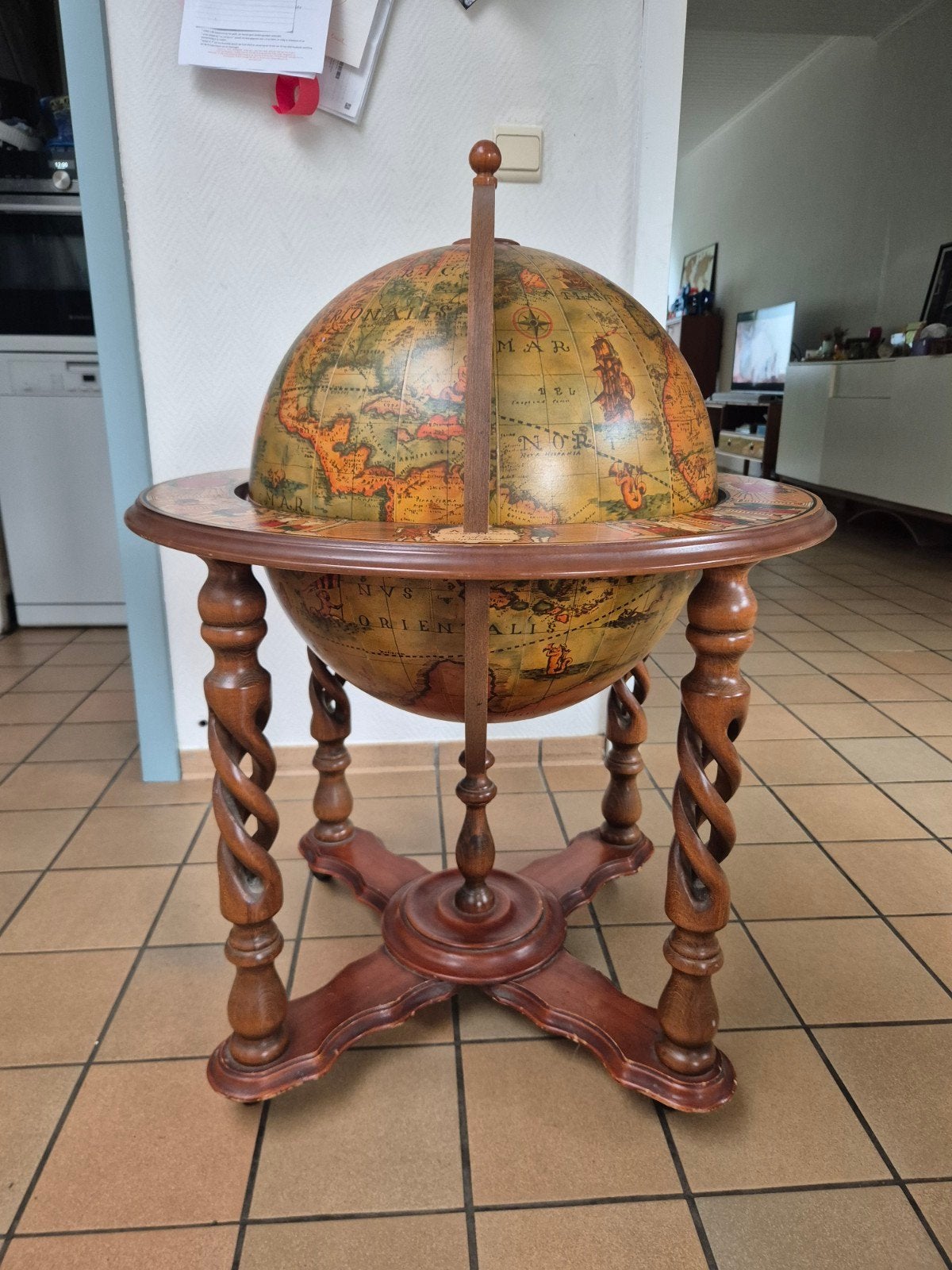 Globe de bar, Enlèvement