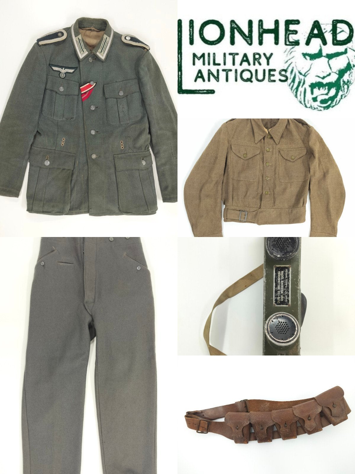 Antiquités militaires Lionhead, Collections, Enlèvement ou Envoi