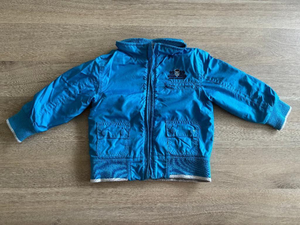 River Woods baby/kinderjas (omkeerbaar blauw/grijs, 18 mnd), Kinderen en Baby's, Ophalen, Gebruikt, River Woods, Jongetje
