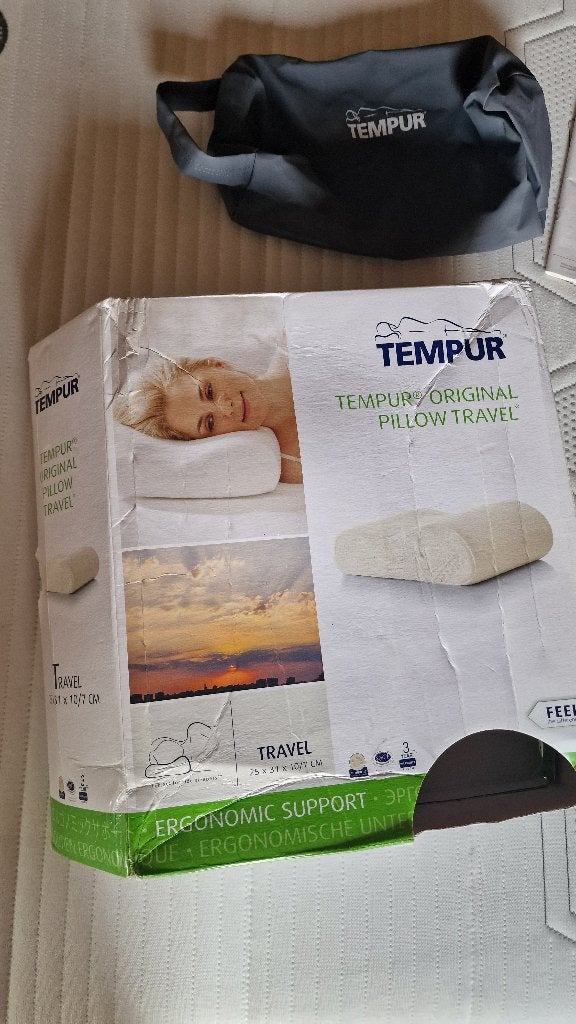 TEMPUR Hoofdkussen - Nekkussen - Reiskussen NIEUW, Eenpersoons, Nieuw, Ophalen of Verzenden, Overige merken
