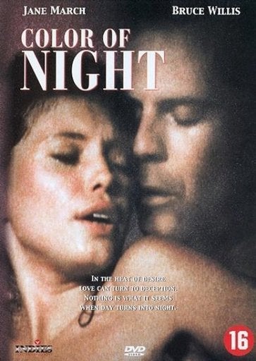 Color of Night (1994) Dvd Zeldzaam ! Bruce Willis,Jane March, Enlèvement ou Envoi, Anglais, Néerlandais, À partir de 16 ans