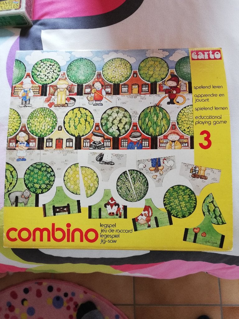 Legpuzzel combino, Ophalen of Verzenden, 10 tot 50 stukjes, Zo goed als nieuw, 4 tot 6 jaar