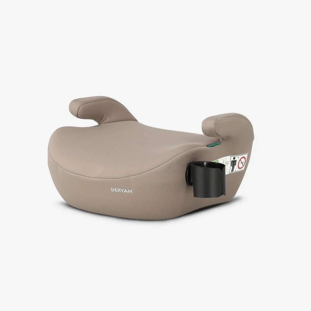 DERYAN Cody ISOFIX Zitverhoger Autostoel - Zwart of Nougat, Kinderen en Baby's, Overige merken, Autogordel, 15 t/m 36 kg, Ophalen of Verzenden