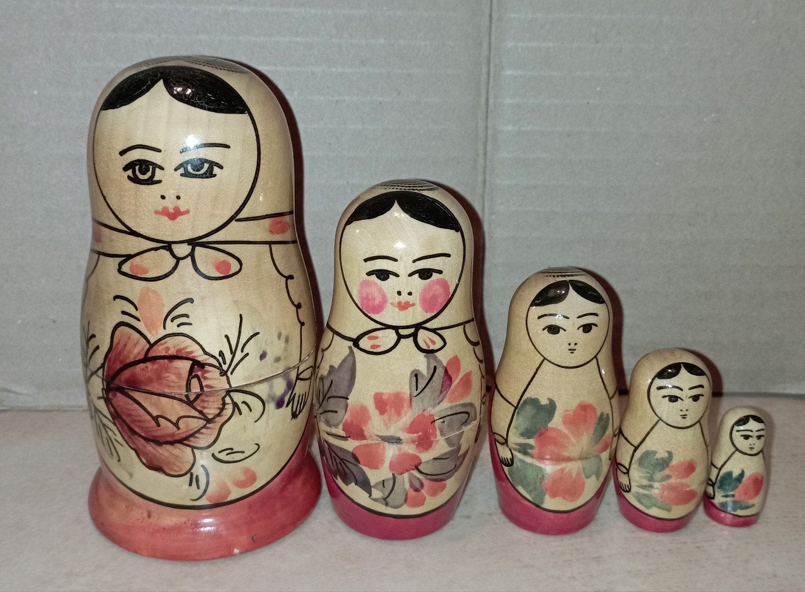 Matroesjka (5stuks), Verzamelen, Poppetjes en Figuurtjes, Ophalen of Verzenden, Gebruikt