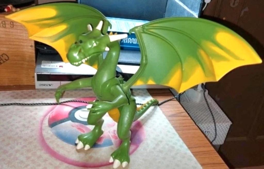 Playmobil dragon vert, Enlèvement, Utilisé, Playmobil en vrac