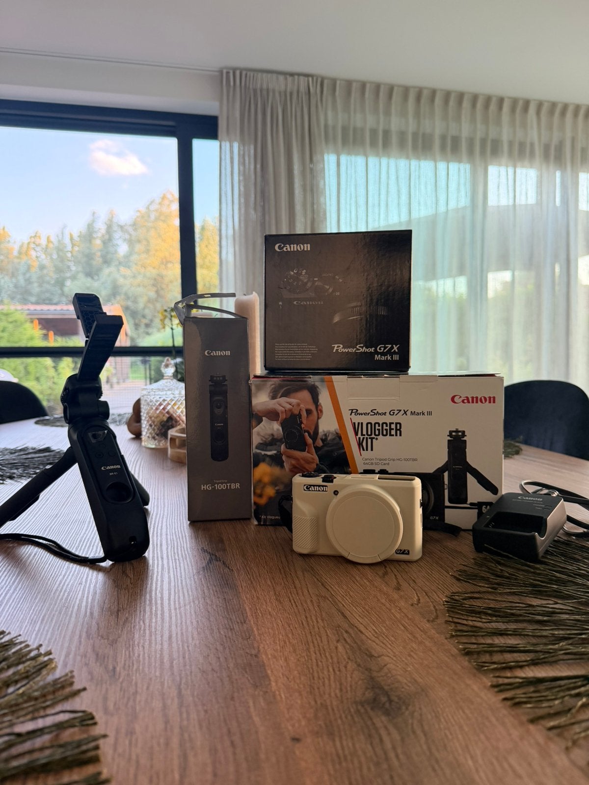 Kit vlogger Canon G7X Mark III, Canon, Écran inclinable/pivotant, Comme neuf, Enlèvement