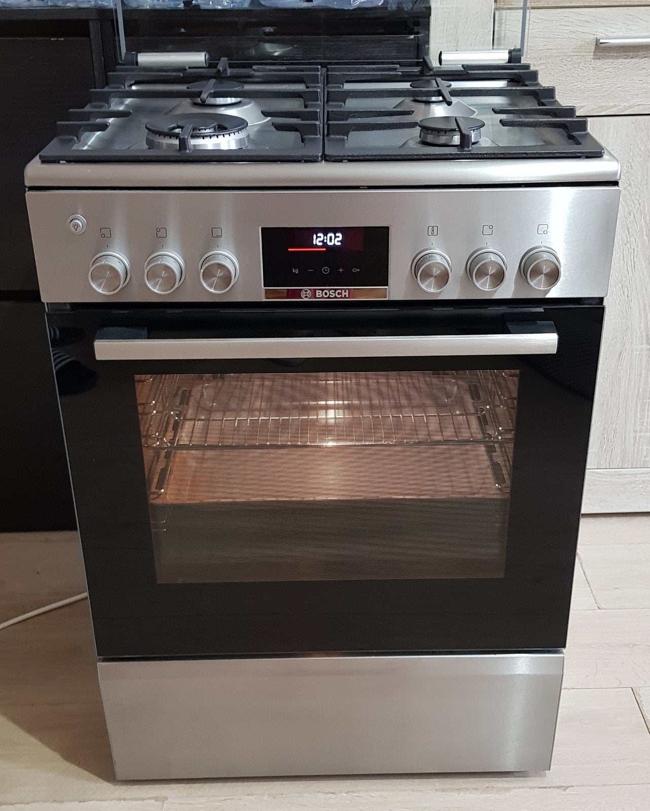 gasfornuis met elektrische oven BOSCH, Electroménager, Cuisinières, Enlèvement
