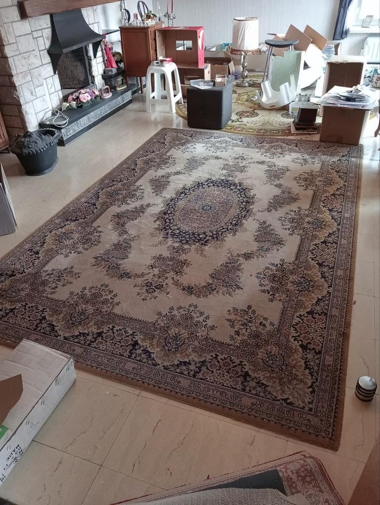 Tapis ancien en laine de 300 x 200 cm, Maison & Meubles, Enlèvement