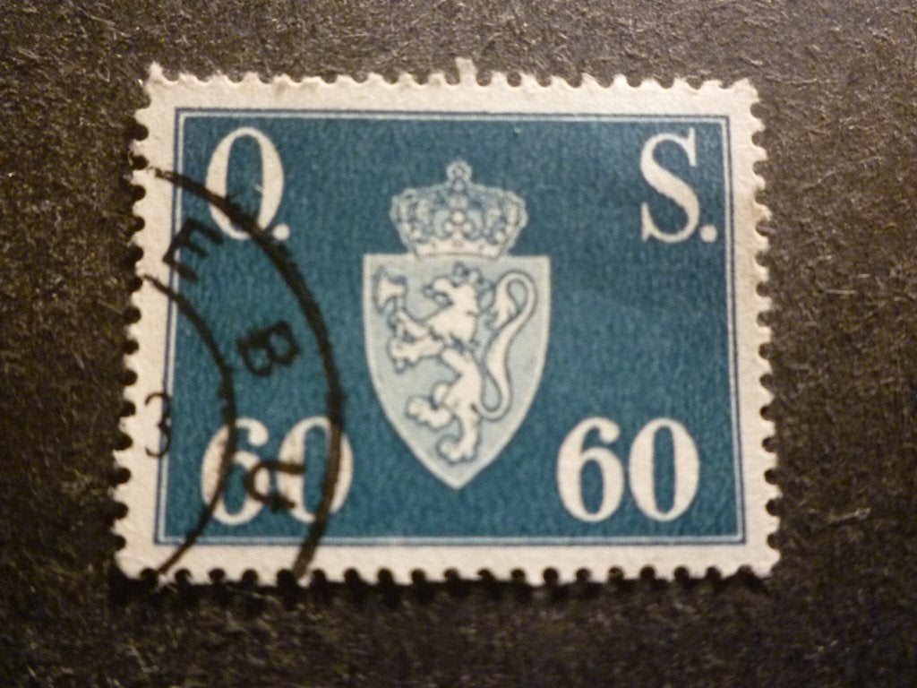 Noorwegen/Norvège 1951 Mi D 66(o) Gestempeld/Oblitéré, Postzegels en Munten, Postzegels | Europa | Scandinavië, Verzenden, Noorwegen