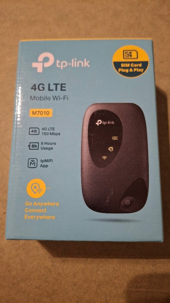 Routeur Wi-Fi Mobile 4G LTE TP-Link M7010 (Comme neuf ), Informatique & Logiciels, Enlèvement, Comme neuf, Routeur, TP Link