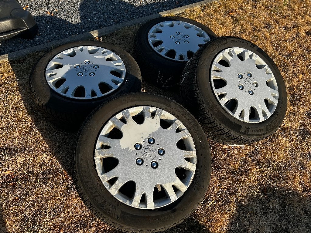 16” Peugeot winterset met Michelin banden, Auto-onderdelen, Banden en Velgen, Ophalen, Gebruikt, 16 inch, Banden en Velgen