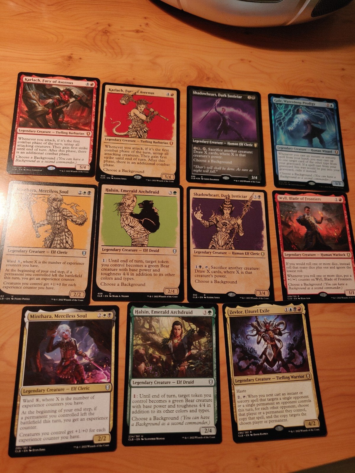 Battle for Baldur's gate kaarten met 2 Karlach commanders, Hobby en Vrije tijd, Verzamelkaartspellen | Magic the Gathering, Ophalen of Verzenden