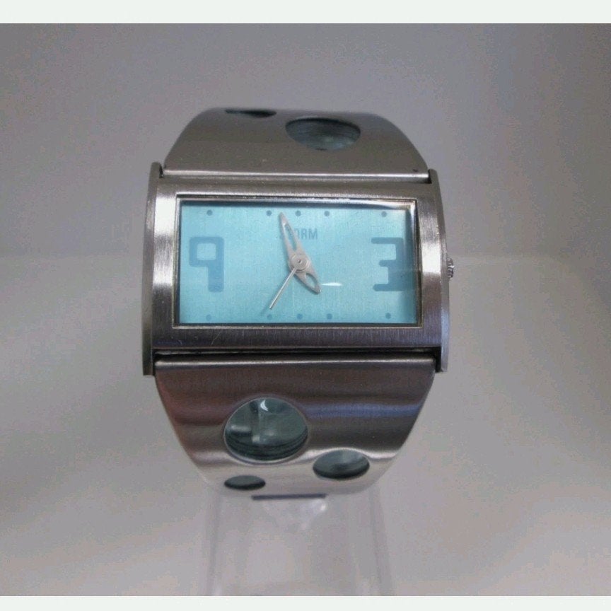 Montre Vintage Storm en acier inoxydable argenté pour femme, Enlèvement ou Envoi, Acier, Acier