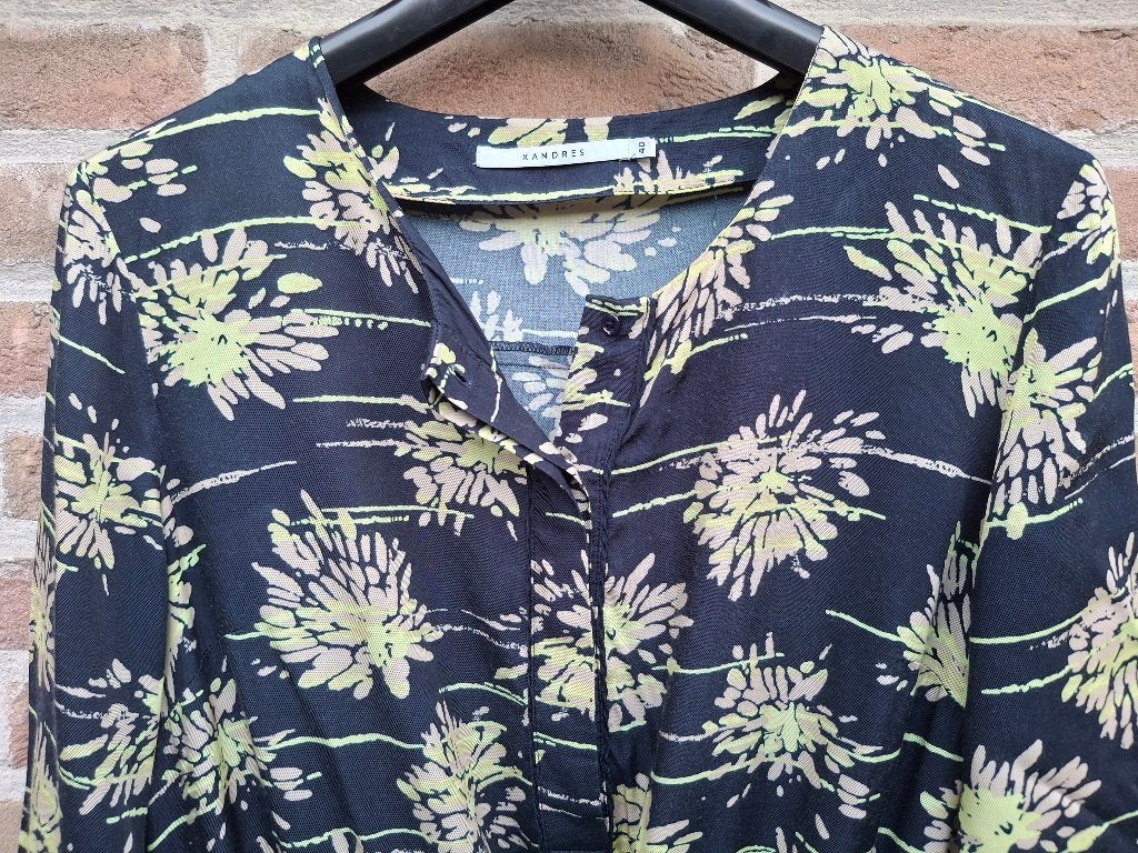 Donkerblauwe jurk 'Xandres' - maat 40, Kleding | Dames, Jurken, Ophalen of Verzenden, Zo goed als nieuw, Maat 38/40 (M)