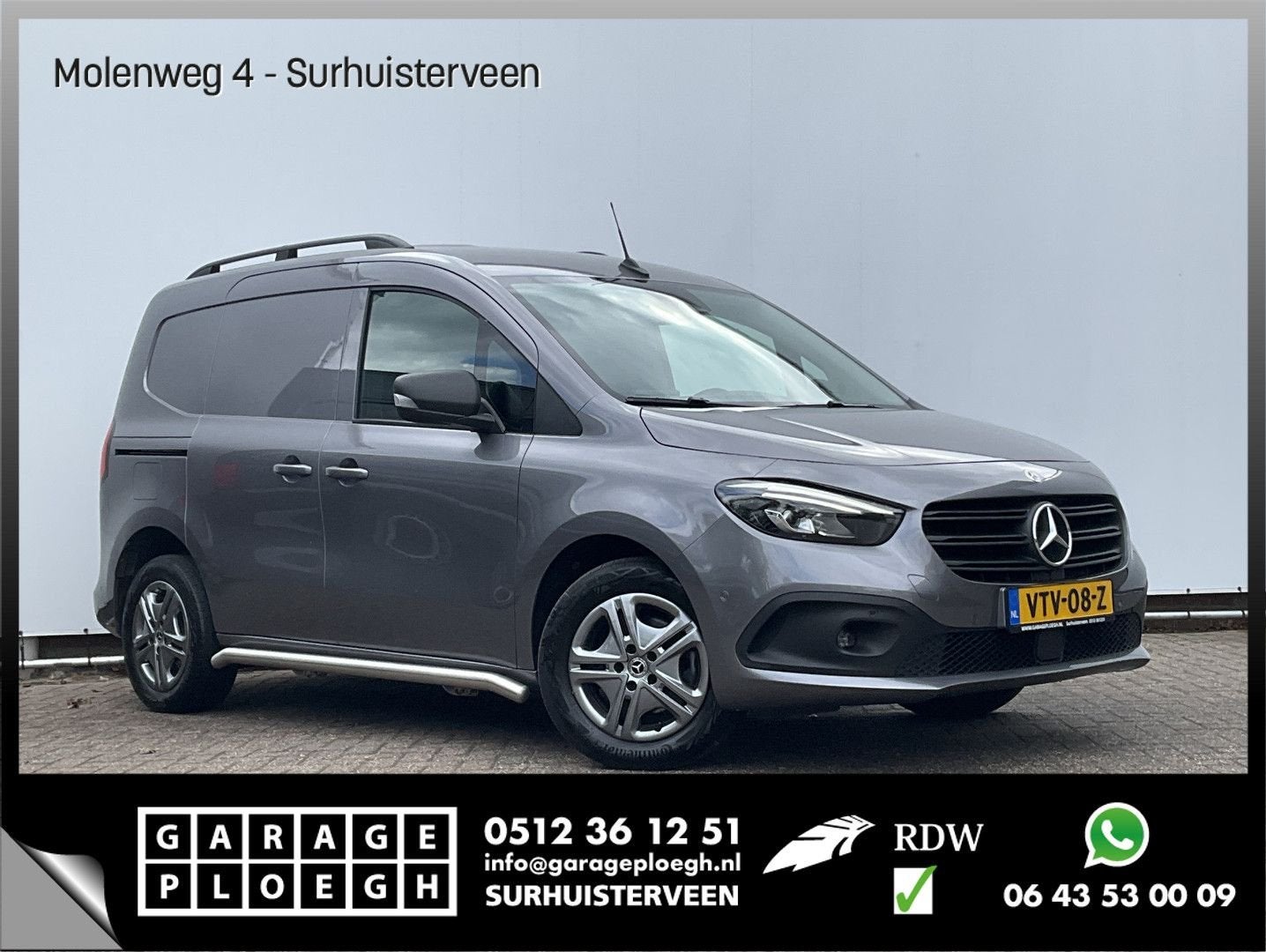 Mercedes-Benz Citan 112 CDI L1 Pro Carplay Stoelverw. Led Tr, Auto's, Bedrijf, Parkeersensor, Zilver of Grijs, Te koop