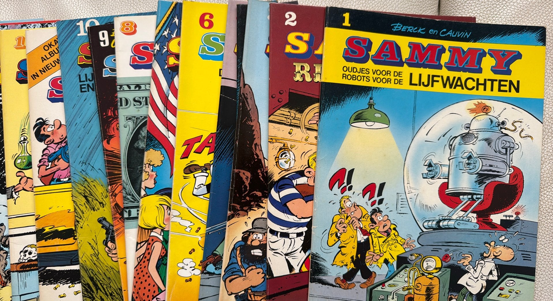 Sammy berck en Cauvin van 1 tot 34 plus 36, Livres, BD, Enlèvement