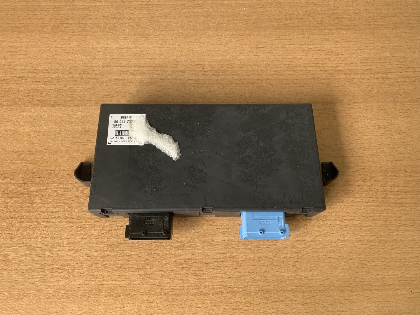 peugeot 1007 2005 tot 2011 schuifdeur module 9659970380, Gebruikt, -, -, Ophalen of Verzenden