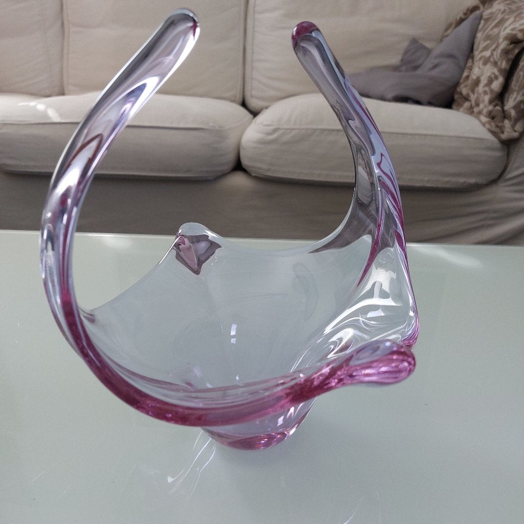 Coupe Panier Cristal de Val Saint-Lambert – Alexandrite, Antiquités & Art, Enlèvement