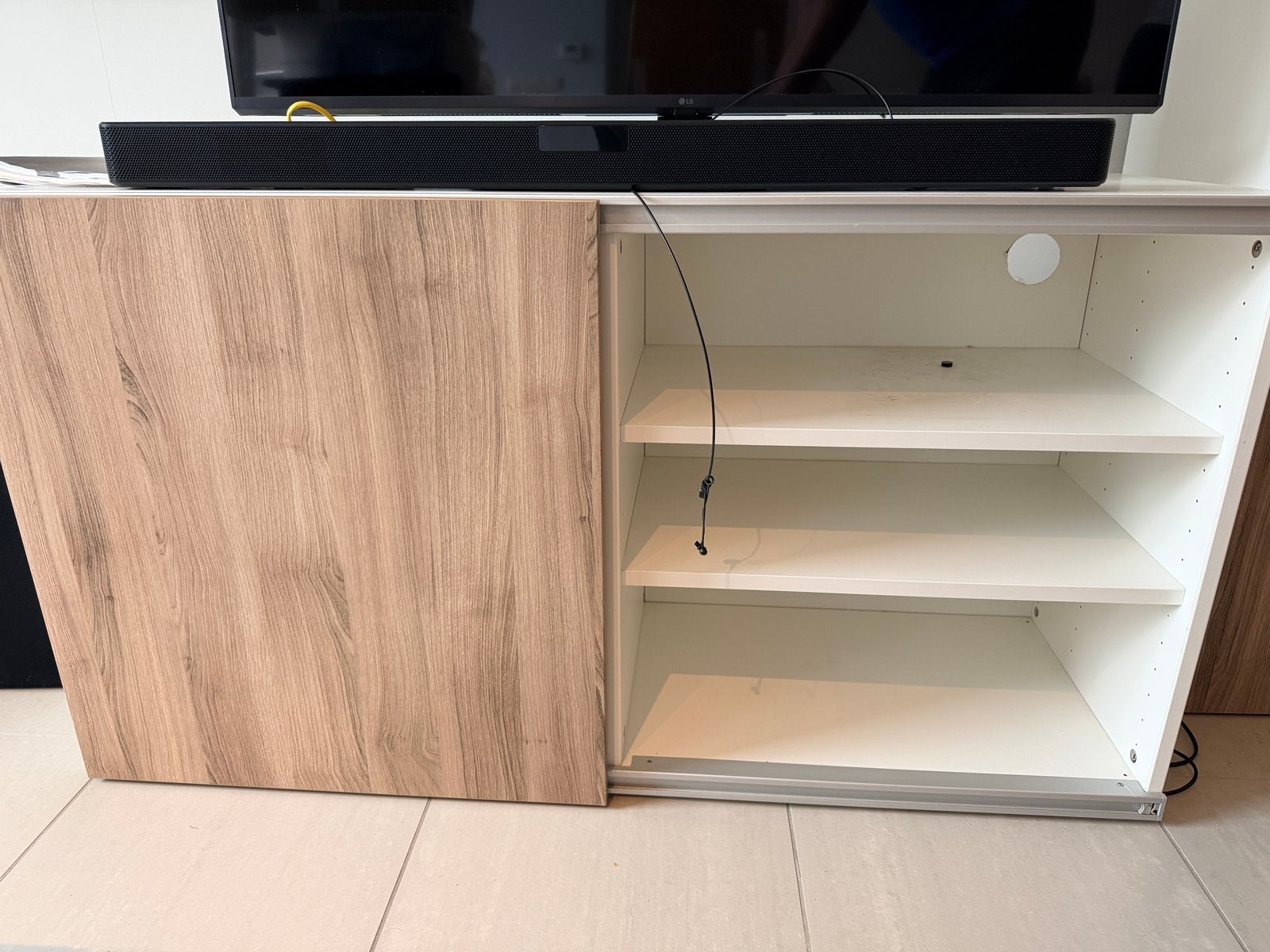 Meuble TV, Maison & Meubles, Armoires | Mobilier de télévision, Enlèvement, Comme neuf