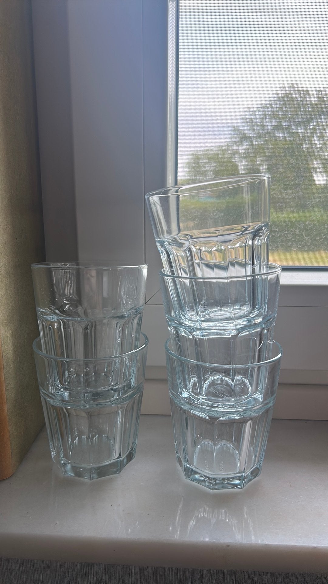 5 verres, Enlèvement, Comme neuf, Verre à eau