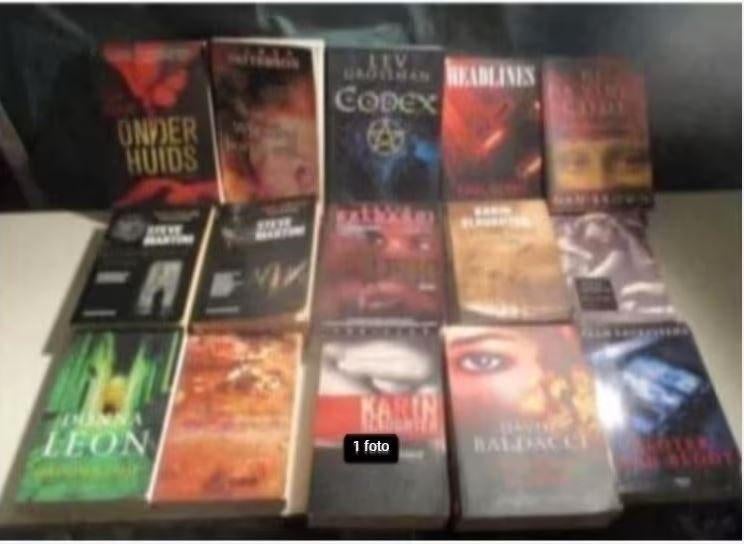 15 Prima Thriller Boeken, Boeken, Thrillers, Ophalen of Verzenden, Zo goed als nieuw
