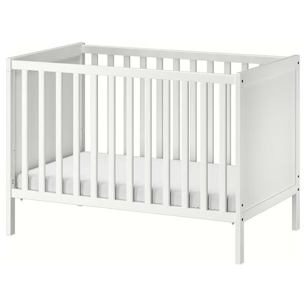 Babybed SUNDVIK wit 60x120 kan geleverd worden!!!, Ophalen, Zo goed als nieuw