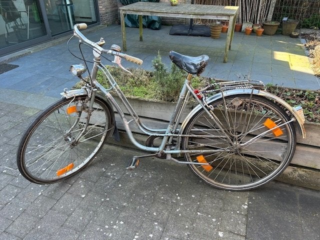 leuke, originele vintage damesfiets -ideaal als kotfiets, Fietsen en Brommers, Gebruikt, Velgrem, 47 tot 50 cm, Ophalen