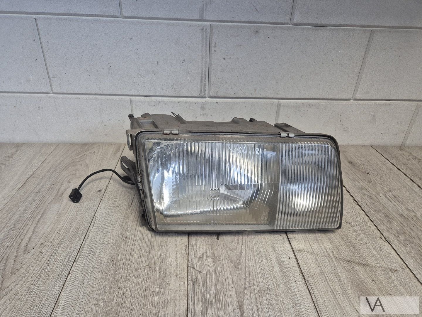 Koplamp rechts van Mercedes S klasse W126 1979 - 1991, Gebruikt, -, Ophalen of Verzenden, -