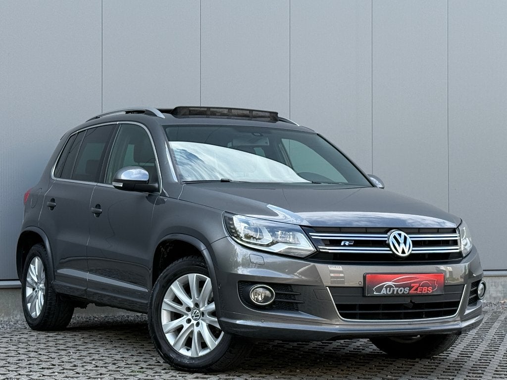 VW Tiguan 2.0 TDi 4Motion R-Line Xenon Pano Cruise, Autos, Volkswagen, Achat, Entreprise, 1968 cm³, Noir